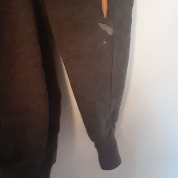 Browning Hoodie Mens XL Gray Orange Spellout Buck Logo Hunting Outdoors - Picture 8 of 10